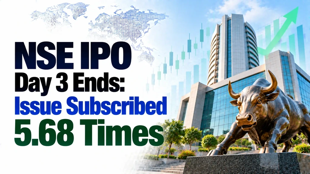 NSE IPO Day 3 Ends: Issue Subscribed 5.68 Times