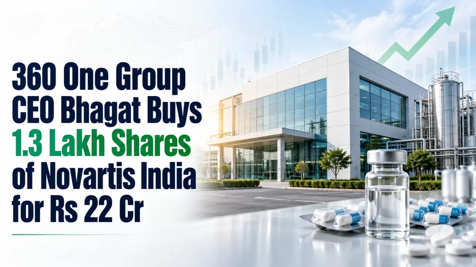 360 One Group CEO Bhagat Buys 1.3 Lakh Shares of Novartis India for Rs 22 Cr