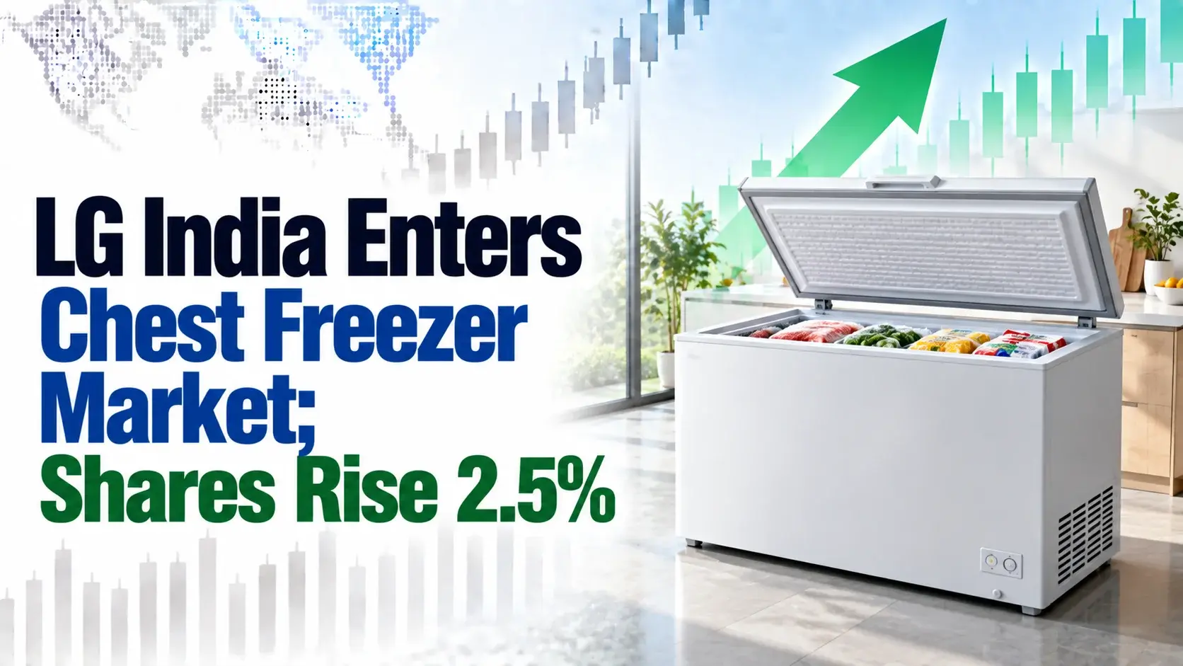 LG India Enters Chest Freezer Market; Shares Rise 2.5%