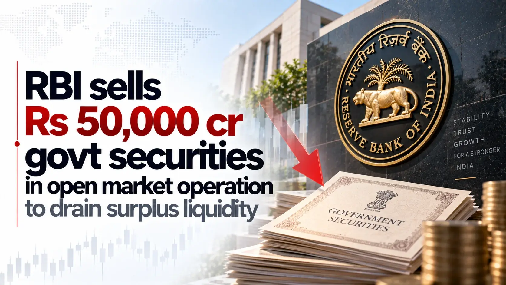 RBI Sells Rs 50,000 Cr Govt Securities in Open Market Operation To Drain Surplus Liquidity