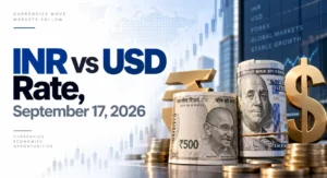 INR vs USD Rate, September 17, 2026: Rupee Settles 3 Paise Lower at 95.94 Against US Dollar After Breaching 96 Level