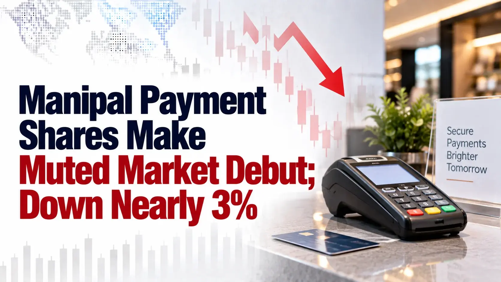 Manipal Payment Shares Make Muted Market Debut; Down Nearly 3%