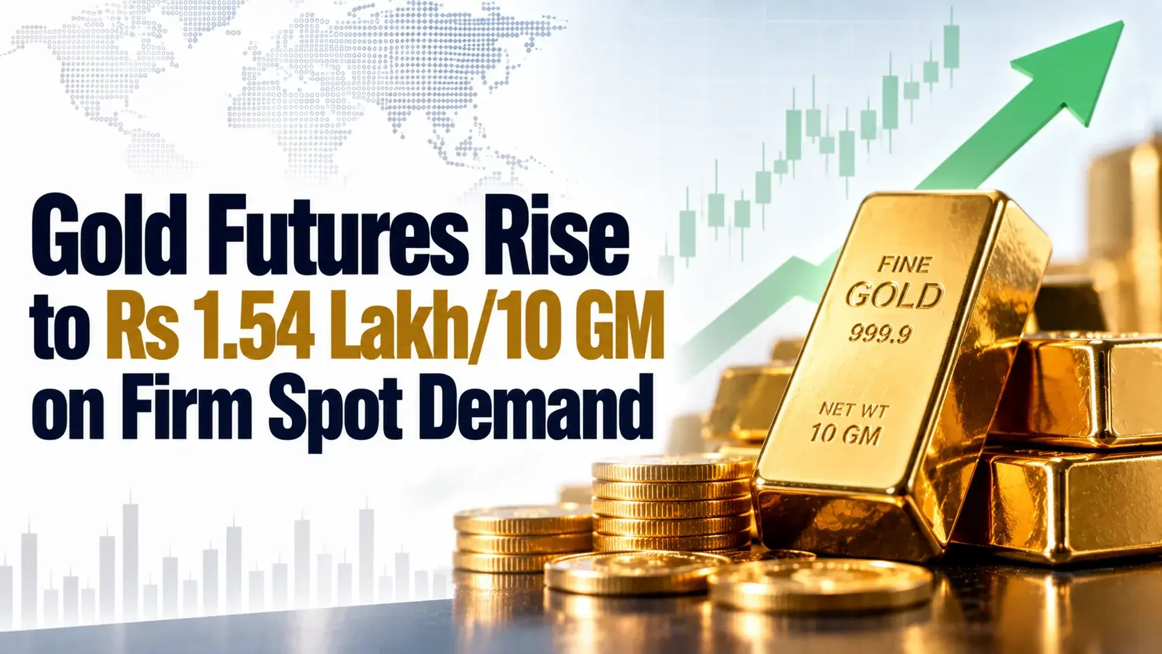 Gold Futures Rise to Rs 1.54 Lakh/10 GM on Firm Spot Demand