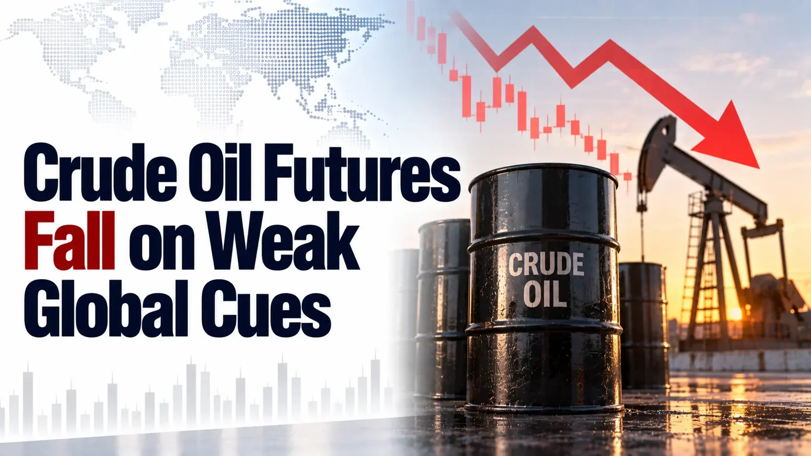 Crude Oil Futures Fall on Weak Global Cues