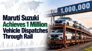 Maruti Suzuki Achieves 1 Million Vehicle Dispatches Through Rail