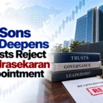 Tata Sons Row Deepens as Trusts Reject Chandrasekaran Reappointment