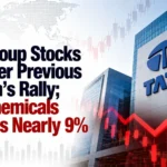 Tata Group Stocks Fall After Previous Session’s Rally; Tata Chemicals Tumbles Nearly 9%