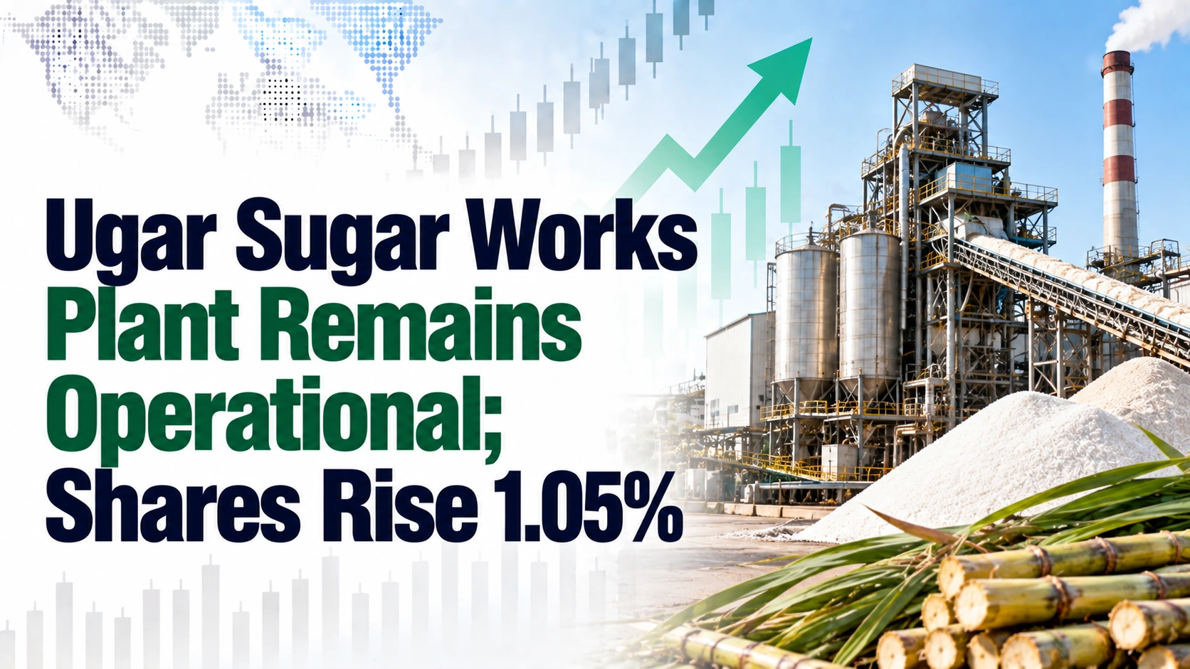 Ugar Sugar Works Plant Remains Operational; Shares Rise 1.05%