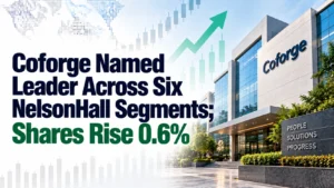 Coforge Named Leader Across Six NelsonHall Segments; Shares Rise 0.6%