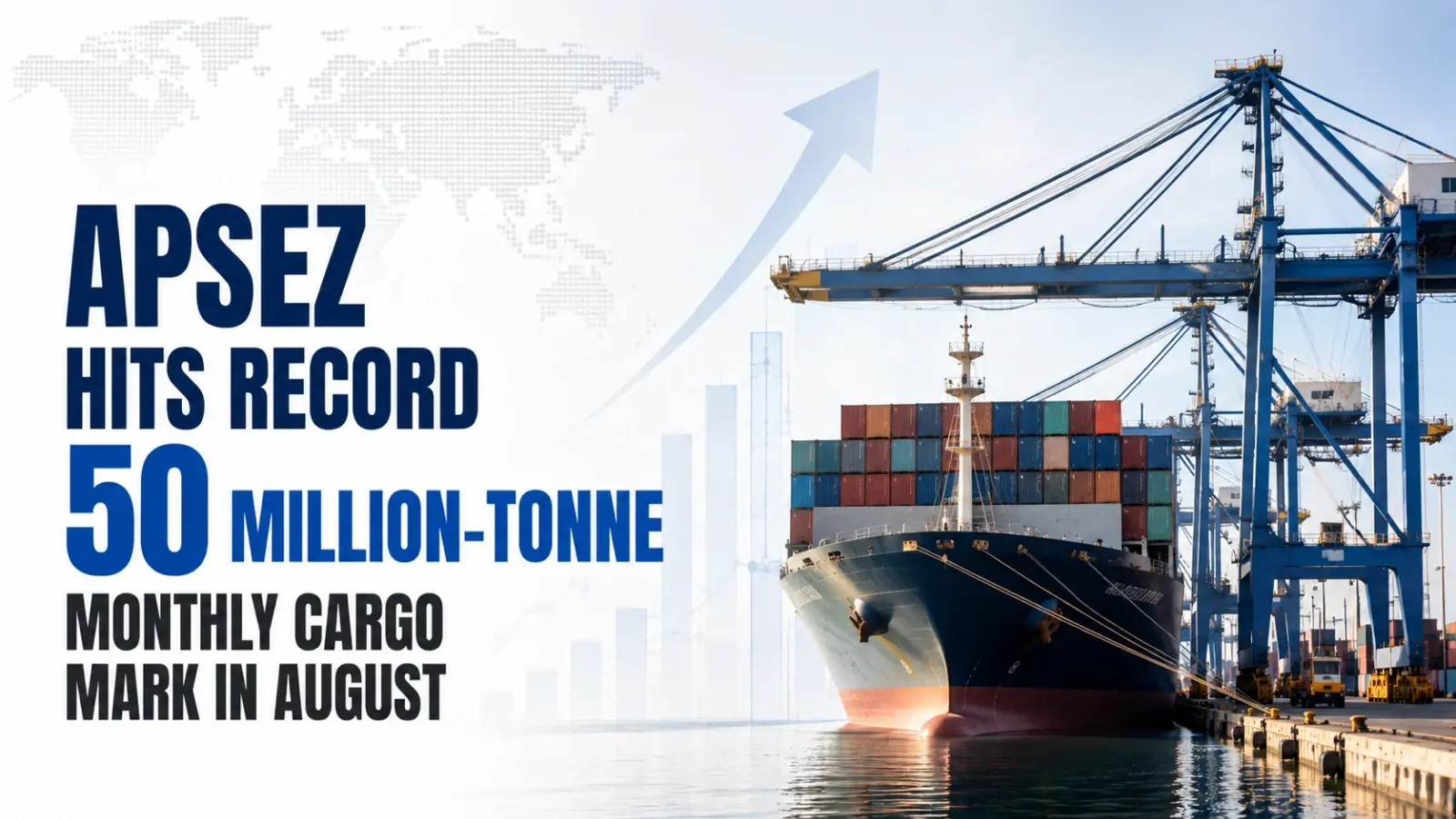 APSEZ Hits Record 50 Million-Tonne Monthly Cargo Mark in August
