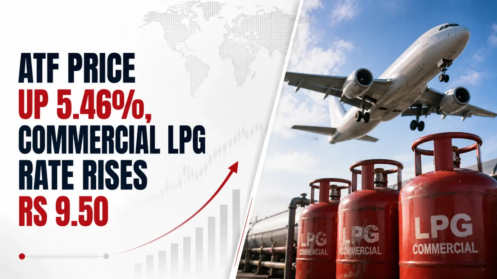 ATF Price Up 5.46%, Commercial LPG Rate Rises Rs 9.50
