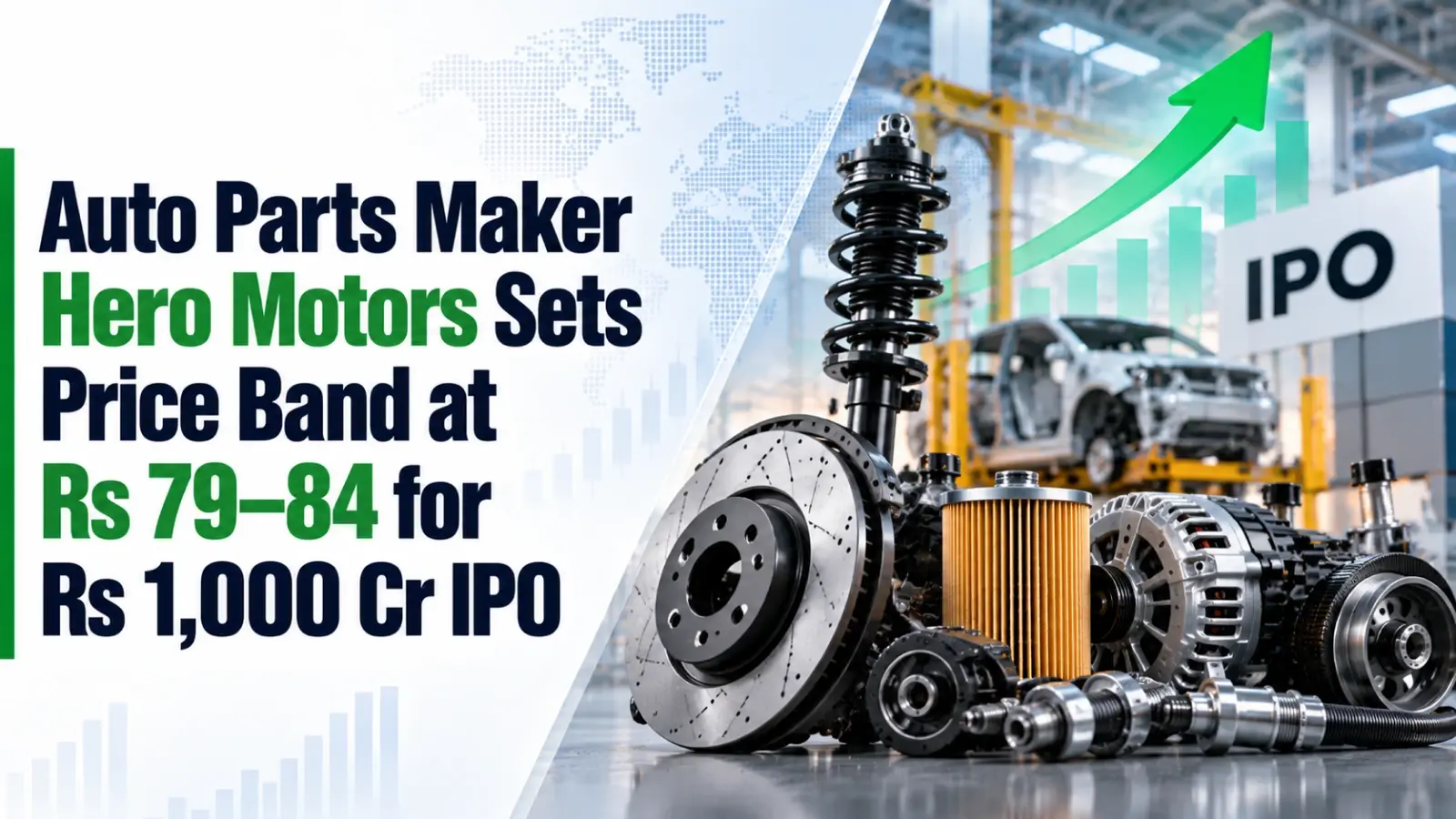 Auto Parts Maker Hero Motors Sets Price Band at Rs 79–84 for Rs 1,000 Cr IPO