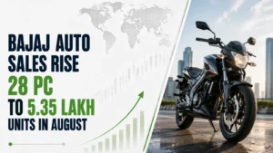 Bajaj Auto Sales Rise 28%to 5.35 Lakh Units in August