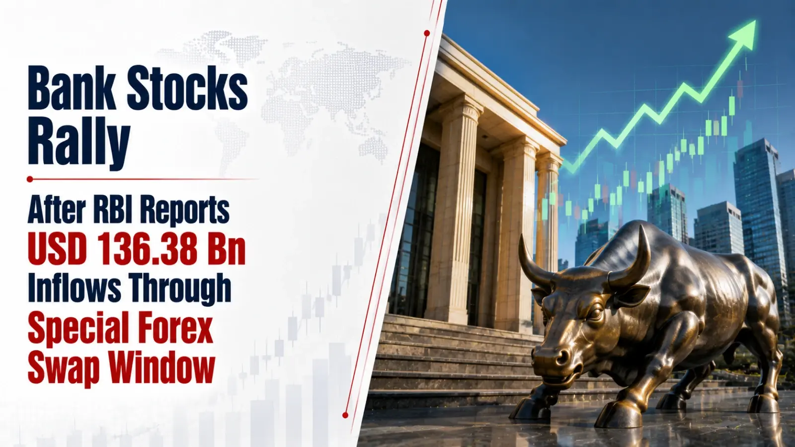 Bank Stocks Rally After RBI Reports USD 136.38 Bn Inflows Through Special Forex Swap Window