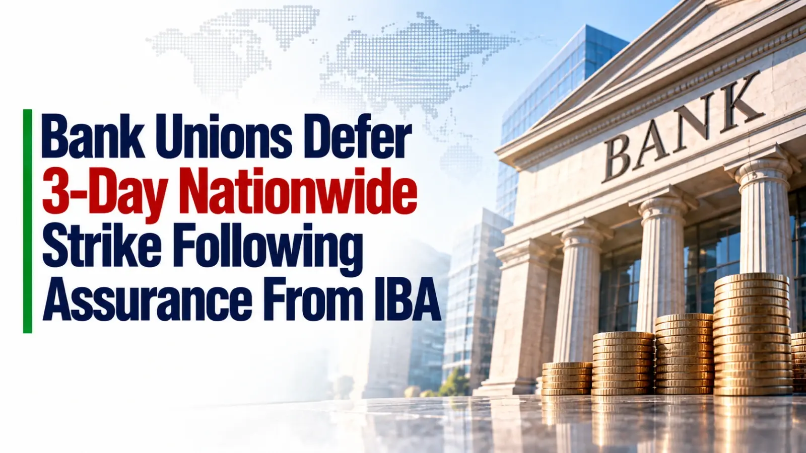 Bank Unions Defer 3-Day Nationwide Strike Following Assurance From IBA
