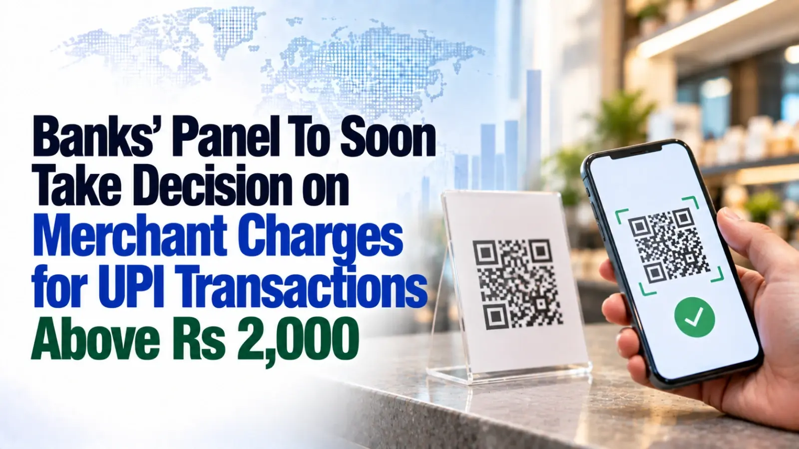 Banks’ Panel To Soon Take Decision on Merchant Charges for UPI Transactions Above Rs 2,000
