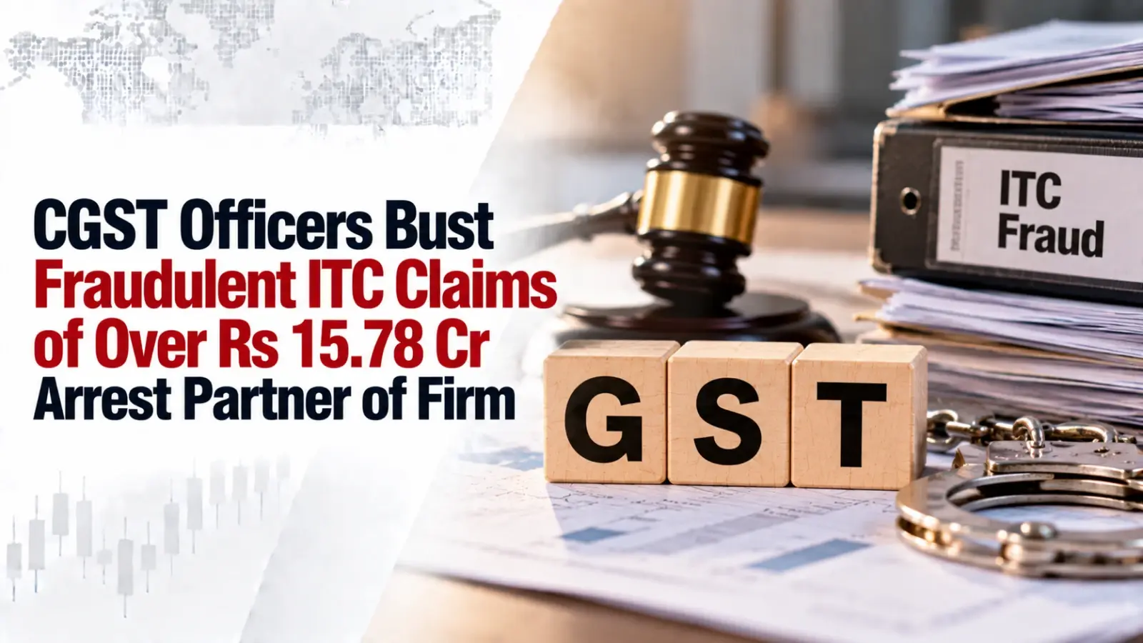 CGST Officers Bust Fraudulent ITC Claims of Over Rs 15.78 Cr, Arrest Partner of Firm
