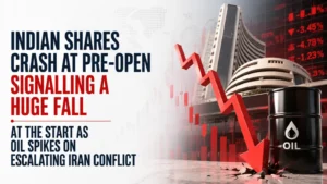 Indian Shares Crash At Pre-Open Signalling A Huge Fall At The Start As Oil Spikes On Escalating Iran Conflict