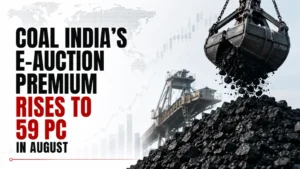 Coal India’s E-Auction Premium Rises to 59 PC in August