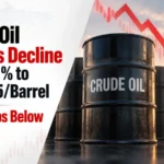 Crude Oil Futures Decline Nearly 1% to Rs 8,565/Barrel; Brent Slips Below USD 96