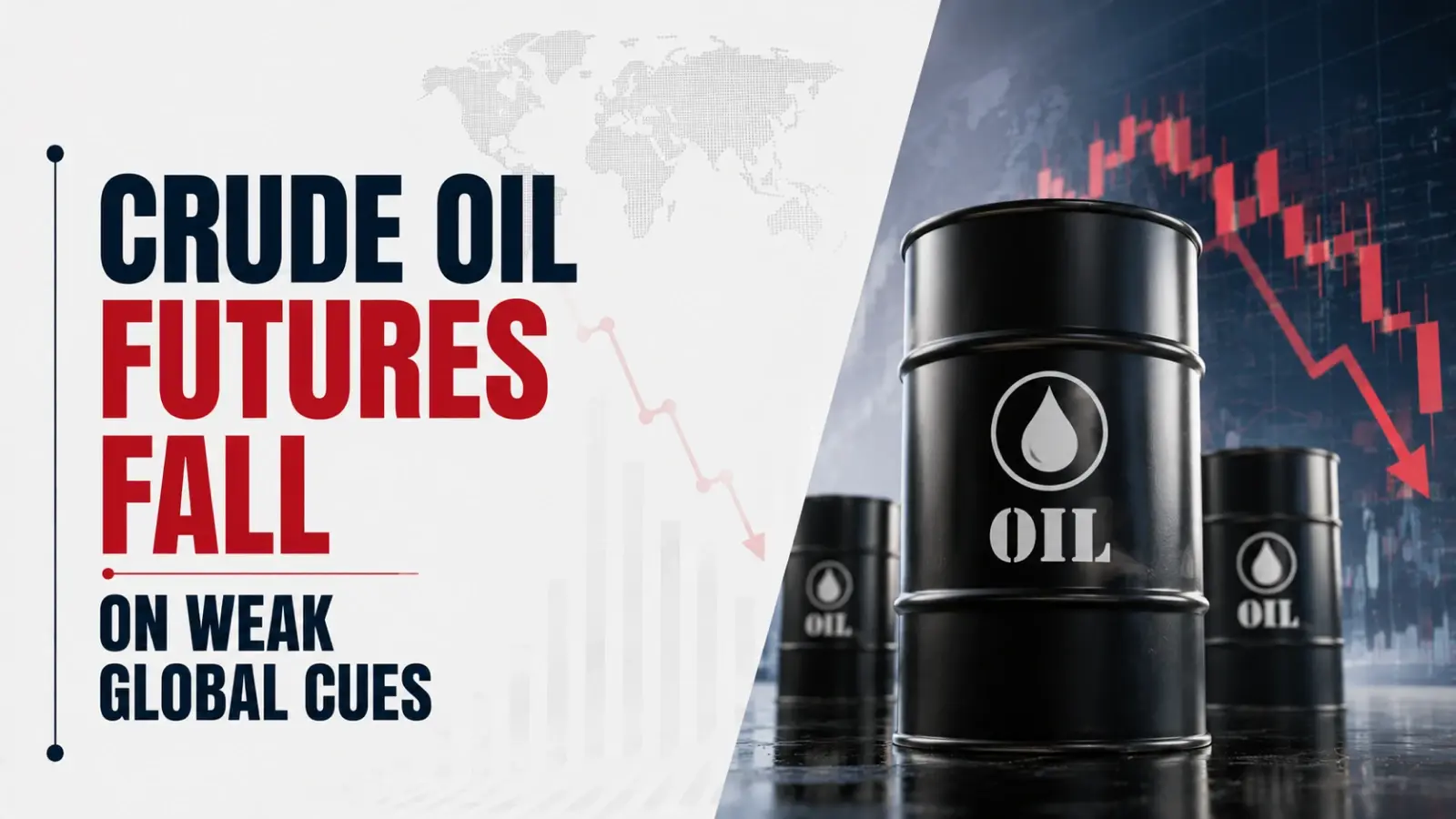 Crude Oil Futures Fall on Weak Global Cues