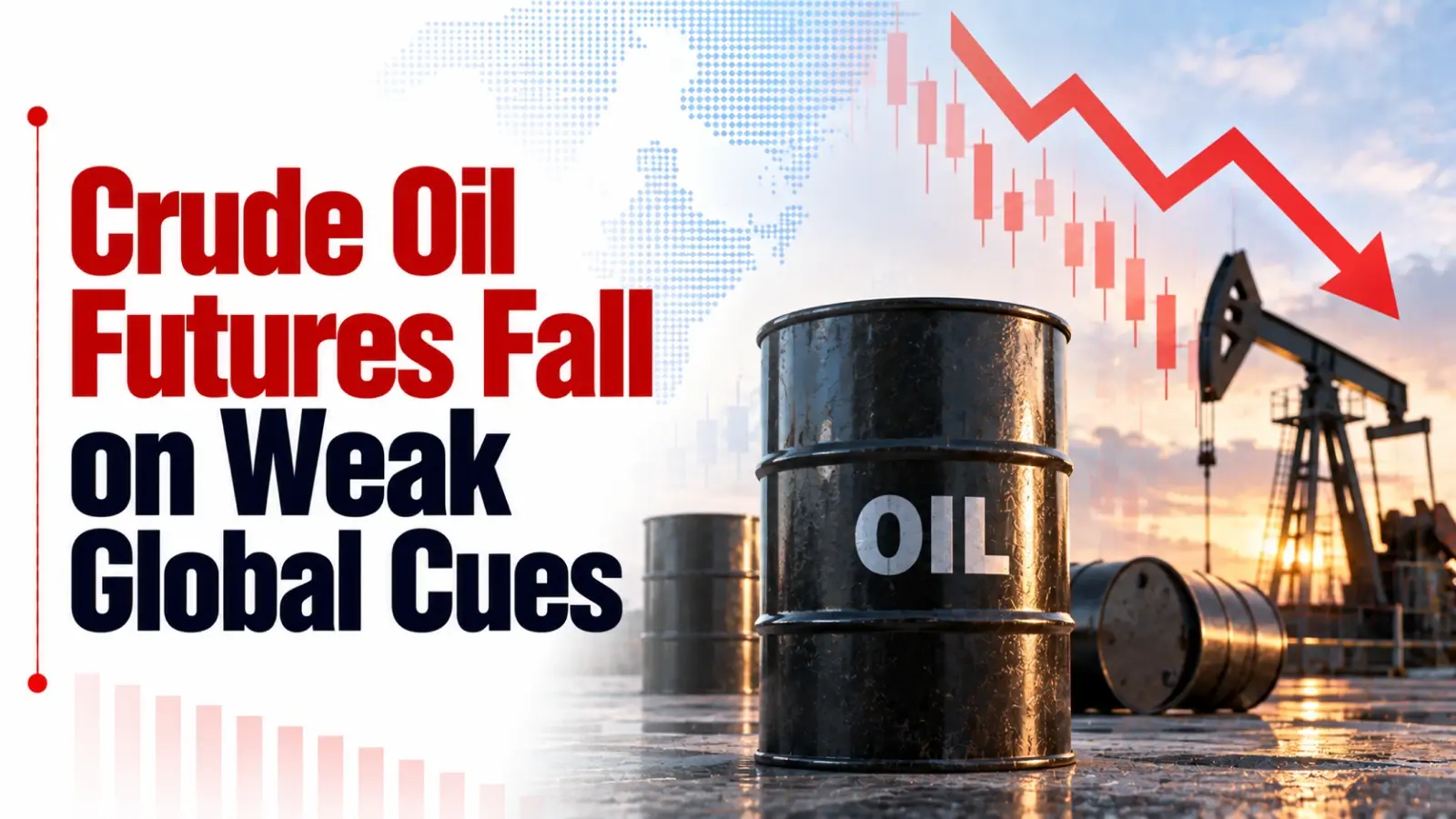 Crude Oil Futures Fall on Weak Global Cues