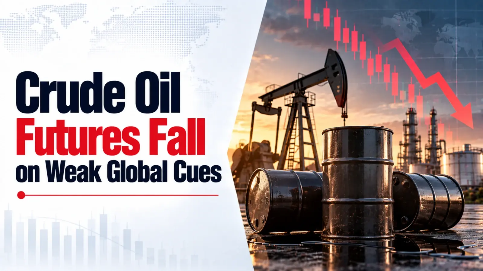 Crude Oil Futures Fall on Weak Global Cues
