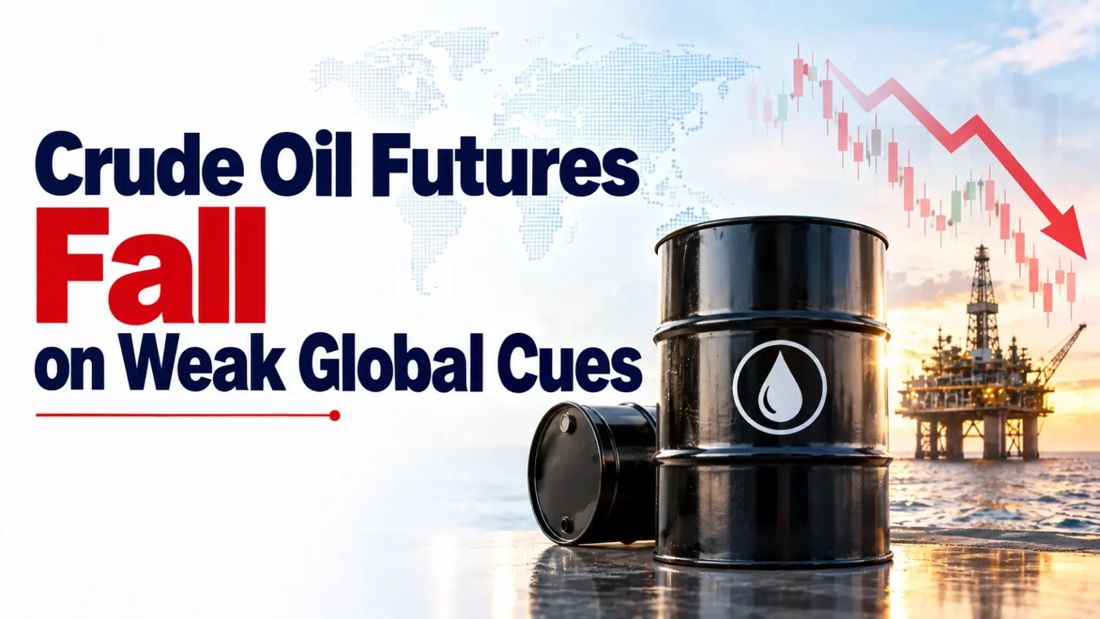 Crude Oil Futures Fall on Weak Global Cues