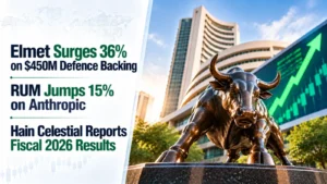 Elmet Surges 36% on $450M Defence Backing; RUM Jumps 15% on Anthropic; Hain Celestial Reports Fiscal 2026 Results