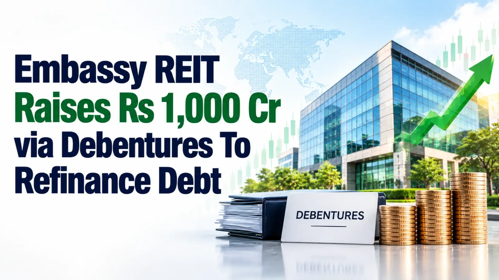 Embassy REIT Raises Rs 1,000 Cr via Debentures To Refinance Debt