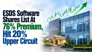 ESDS Software Shares List At 76% Premium, Hit 20% Upper Circuit