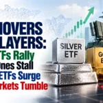 ETF Movers and Shakers: Silver ETFs Rally As Gold Ones Stall; Defence ETFs Surge While Markets Tumble