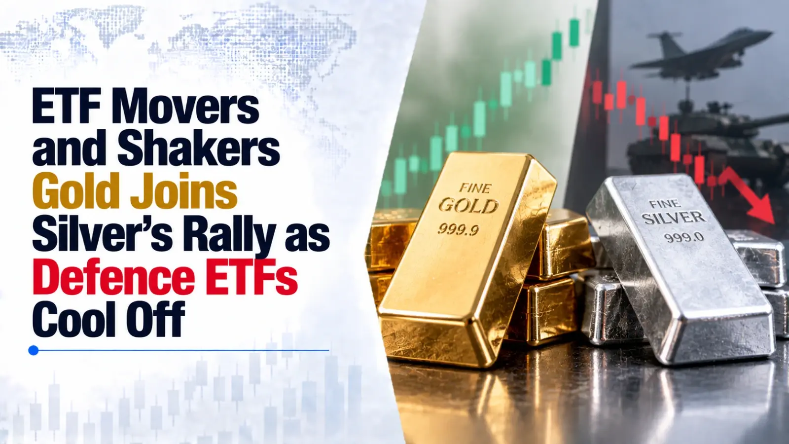 ETF Movers and Shakers: Gold Joins Silver’s Rally as Defence ETFs Cool Off