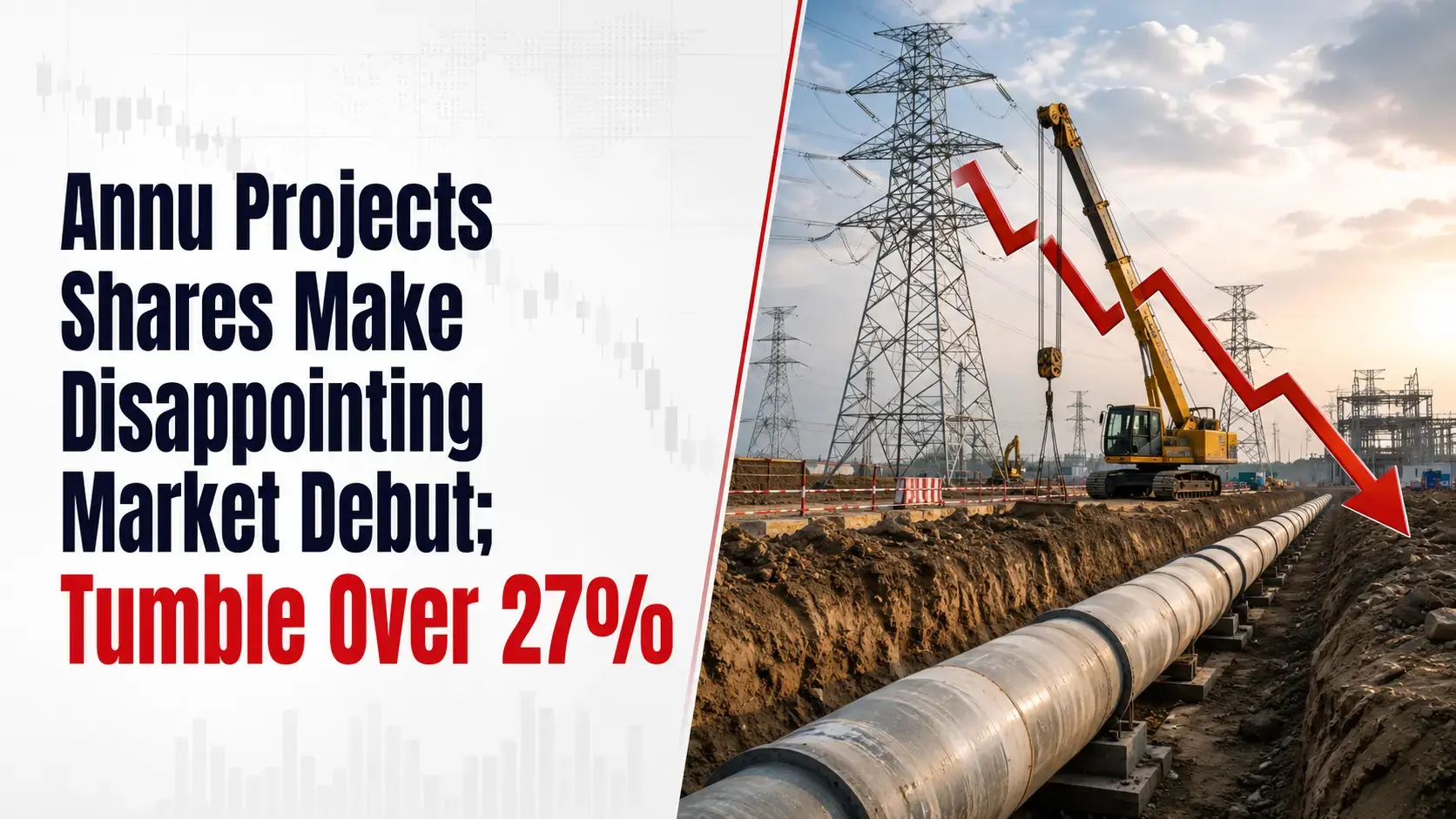 Annu Projects Shares Make Disappointing Market Debut; Tumble Over 27%