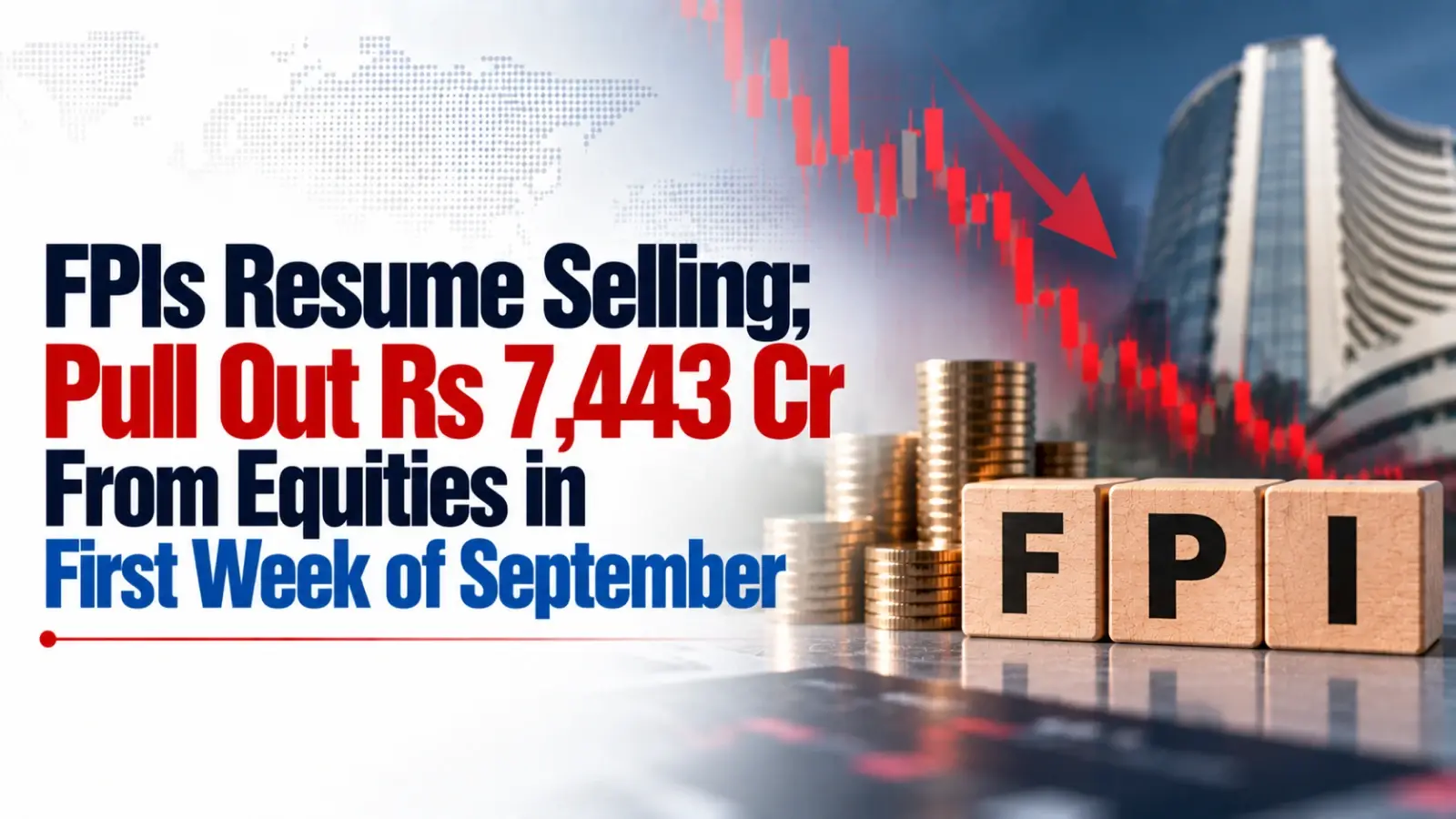 FPIs Resume Selling; Pull Out Rs 7,443 Cr From Equities in First Week of September