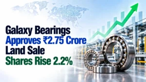 Galaxy Bearings Approves ₹2.75 Crore Land Sale; Shares Rise 2.2%