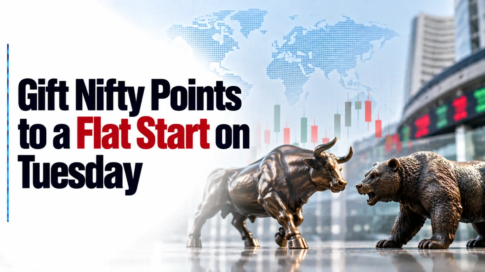 Gift Nifty Points to a Flat Start on Tuesday