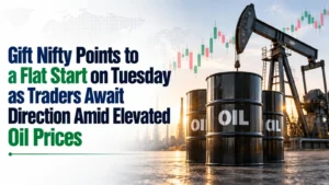 Gift Nifty Points to a Flat Start on Tuesday as Traders Await Direction Amid Elevated Oil Prices