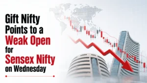 Gift Nifty Points to a Weak Open for Sensex, Nifty on Wednesday