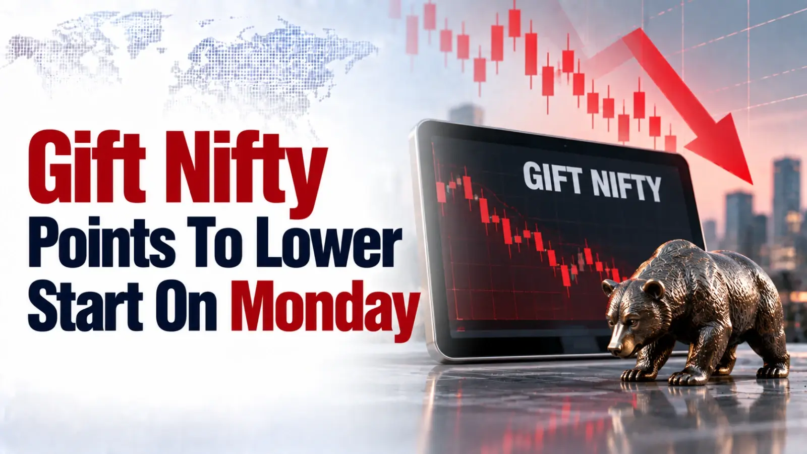 Gift Nifty Points To Lower Start On Monday