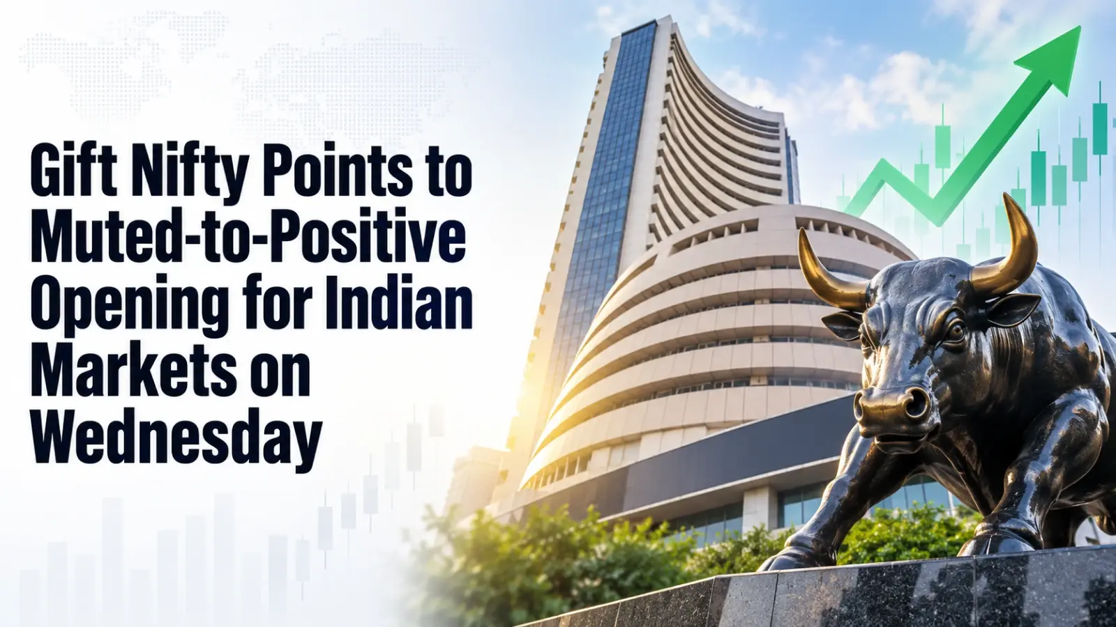Gift Nifty Points to Muted-to-Positive Opening for Indian Markets on Wednesday