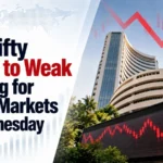 Gift Nifty Points to Weak Opening for Indian Markets on Wednesday