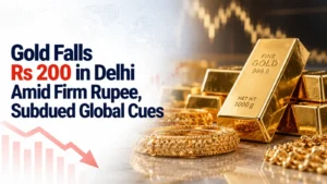 Gold Falls Rs 200 in Delhi Amid Firm Rupee, Subdued Global Cues