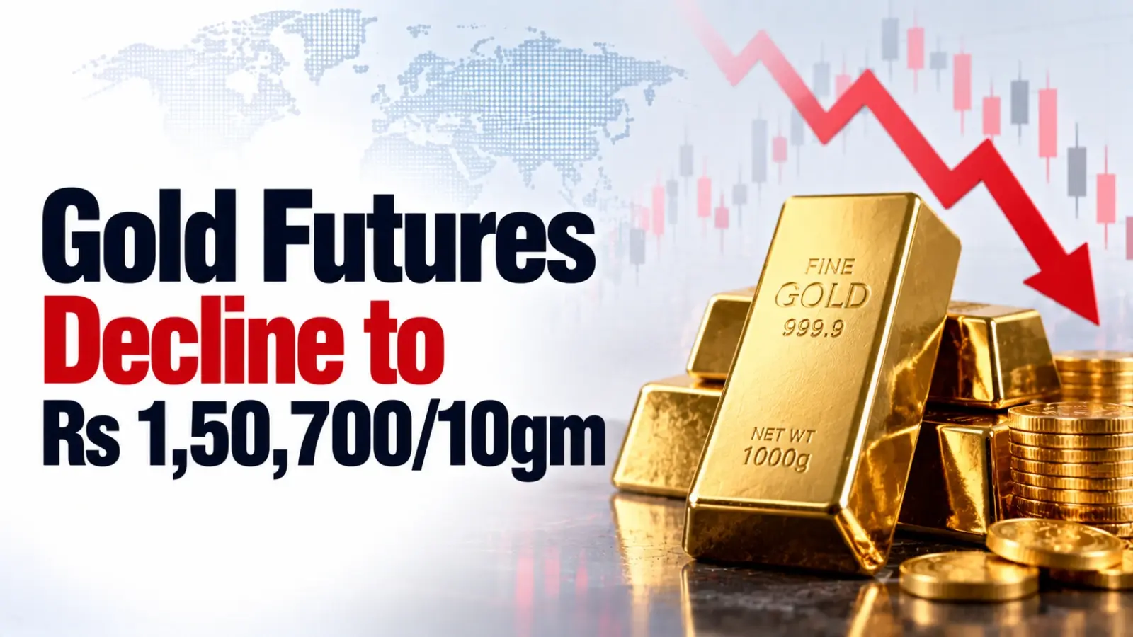 Gold Futures Decline to Rs 1,50,700/10gm