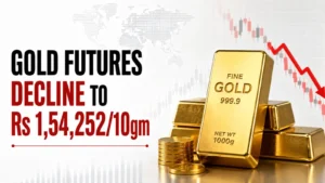 Gold Futures Decline to Rs 1,54,252/10gm
