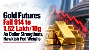 Gold Futures Fall Rs 914 to Rs 1.52 Lakh/10g As Dollar Strengthens, Hawkish Fed Weighs