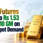 Gold Futures Rise to Rs 1.53 Lakh/10 GM on Firm Spot Demand