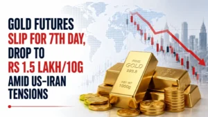 Gold Futures Slip for 7th Day, Drop to Rs 1.5 Lakh/10g Amid US-Iran Tensions