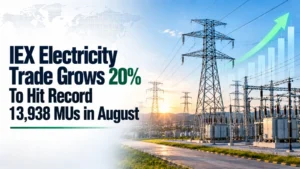 IEX Electricity Trade Grows 20% To Hit Record 13,938 MUs in August