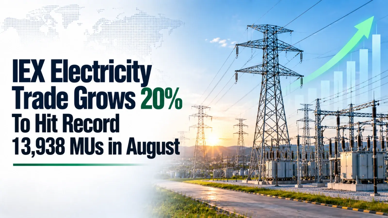 IEX Electricity Trade Grows 20% To Hit Record 13,938 MUs in August
